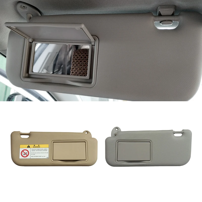 

For Toyota Corolla E160 E170 2014 2015 2016 2017 Interior Front Left / Right Sun Visor Panel Sunvisor with Makeup Mirror