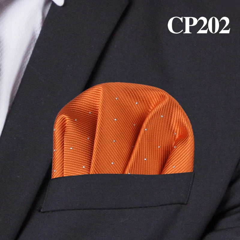 Модные костюмы в горошек карманные квадратные для мужчин бизнес полотенце для сундуков носовые платки для джентльменов классический костюм салфетка мужской носовой платок - Цвет: CP202
