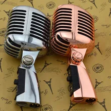 Micrófono Clásico con cable profesional de alta calidad bobina móvil dinámica Mike Deluxe Metal Vocal estilo antiguo Ktv Mic Z6 mike