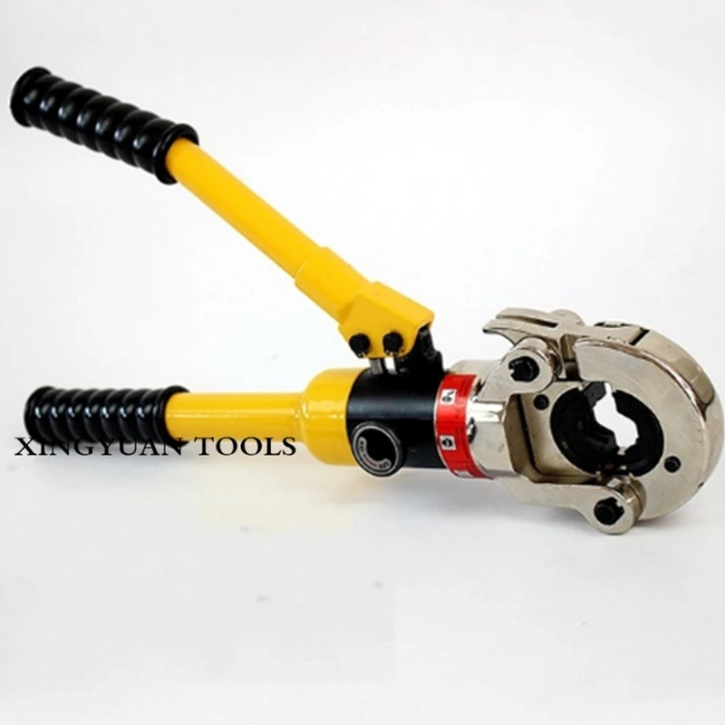 обжим трубы. ручной инструмент для обжима пресс-фитинга jt-1632. пресс-инструмент с комплектом насадок 16-32мм valtec vtm. обжим трубы. 160032.