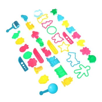 

36pcs/set Creative 3D Plasticine Tools Set Playdough Tool And Mold Play Dough Model Toys Kit For Children Gift
