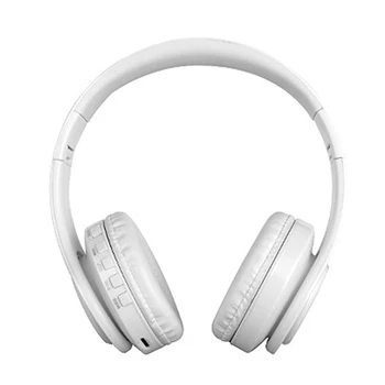 

Headset Bluetooth Headset Foldable Trendy Sports Card FM Wireless Headset white