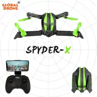 Global Drone SPYDER-X Quadrocopter Drones with Camera HD Wide Angle RC Helicopter WIFI FPV Foldable Quadcopter Mini Drone Dron