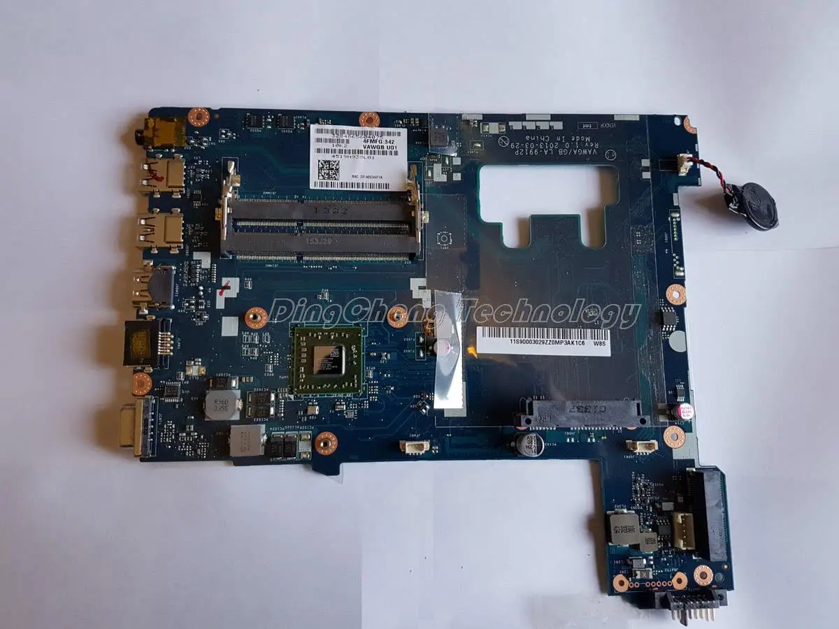 

Laptop Motherboard For Lenovo G505 VAWGA GB LA-9912P A6-5200 CPU Rev 1.0 DDR3 100% fully tested