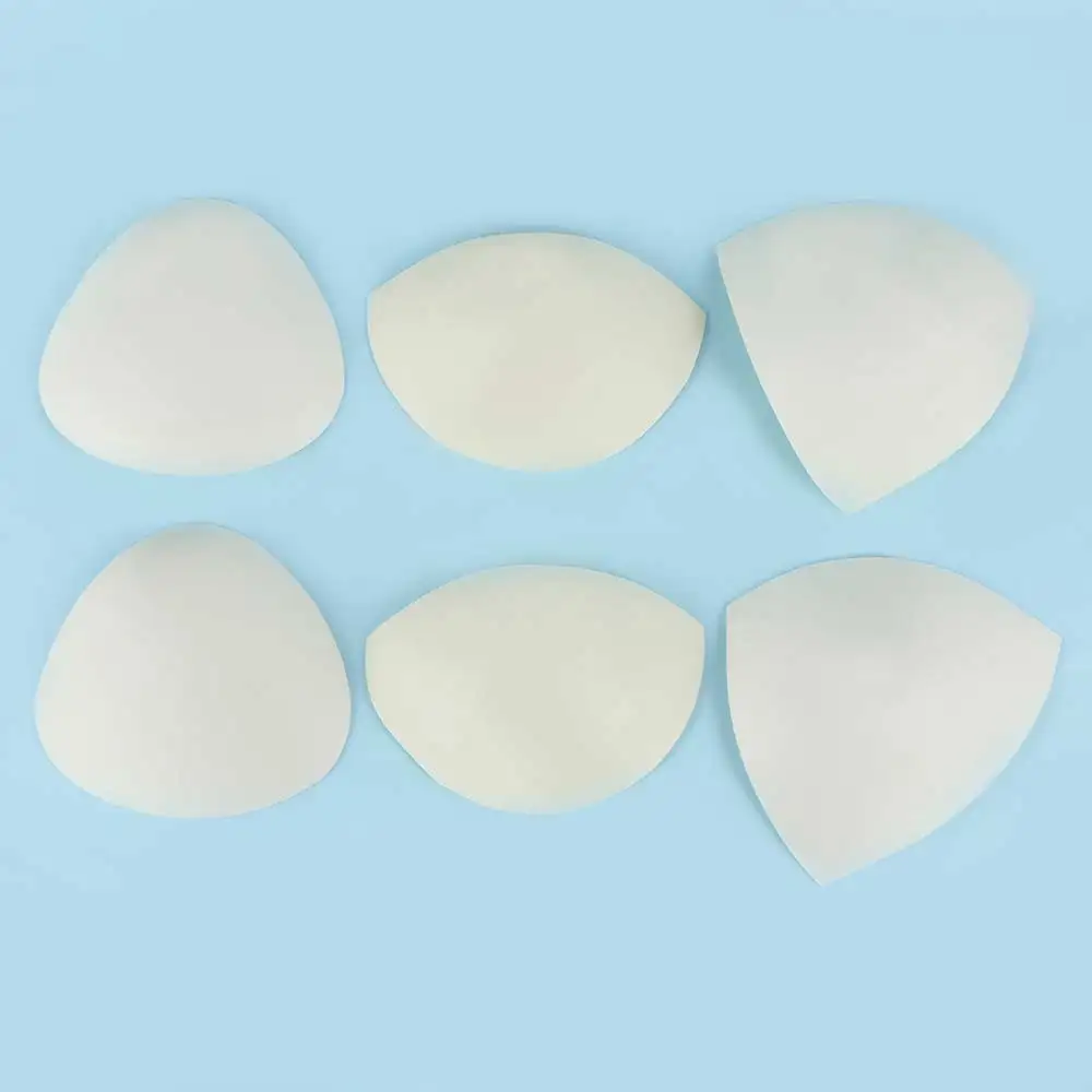 

1Pair Removeable Bra Pads for Women Sponge Swimsuit Padding Inserts Breast Enhancer To Bra Push Up Breast Bra Accessories