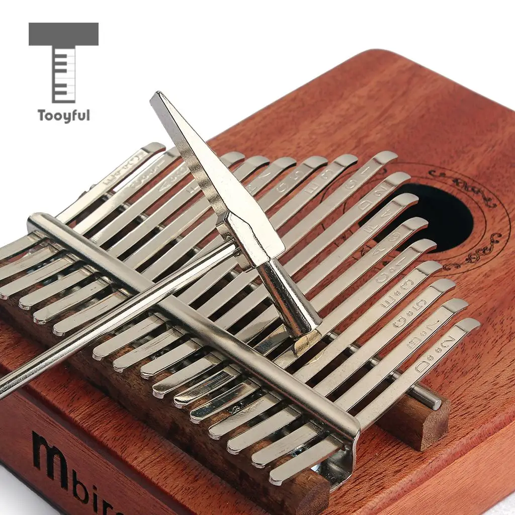 Tooyful Iron Kalimba Mbira Tuning Hammer Thumb Piano Tuning Tools Finger Percussion Accessory