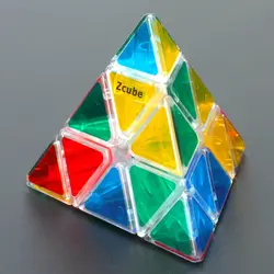 Фирменная Новинка Zcube прозрачный 3x3x3 Скорость Magic Cube игра-головоломка кубики обучающие игрушки для Для детей