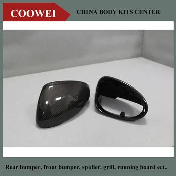 

Carbon Fiber Side Mirror Cover Rear View Mirror Caps for Porsche MACAN 2014 2015 Replacement style 1 pair