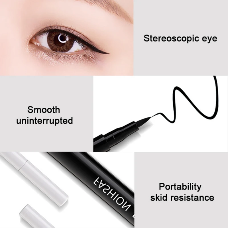 2019 Black Eyeliner 2pcs/set Waterproof Liquid Eye liner Pen High Pigment Long Lasting Makeup Eyeliner 2019 Black Eyeliner 2pcs/set Waterproof Liquid Eye liner Pen High Pigment Long Lasting Makeup Eyeliner
