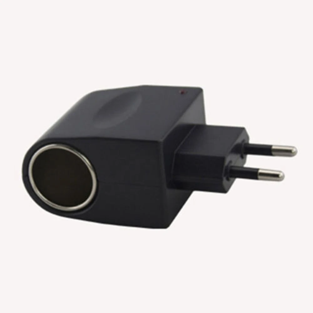 Hot Sale AC 220V to DC 12V Car Cigarette Lighter Wall Power Socket Plug Adapter Electrical Converter Voltage Inverter EU Plug