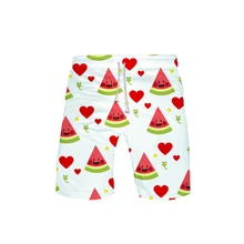 Досуг хип хоп костюм фрукта соснового яблока в виде яблока, банана 3D принт летние мужские трендовые шорты популярные повседневные летние шорты