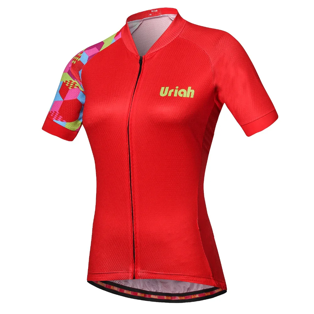 

MTB Cycling Jersey Women Maillot Red Sky Team Bmx Bike Jersey Reflective Cycling Shirt Zipper Pocket Retro Cycling Jersey