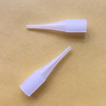 100 шт./пакет маленькие размеры наконечники игл для татуажа 1RL длинные иглы соски шапки для постоянного макияжа машины