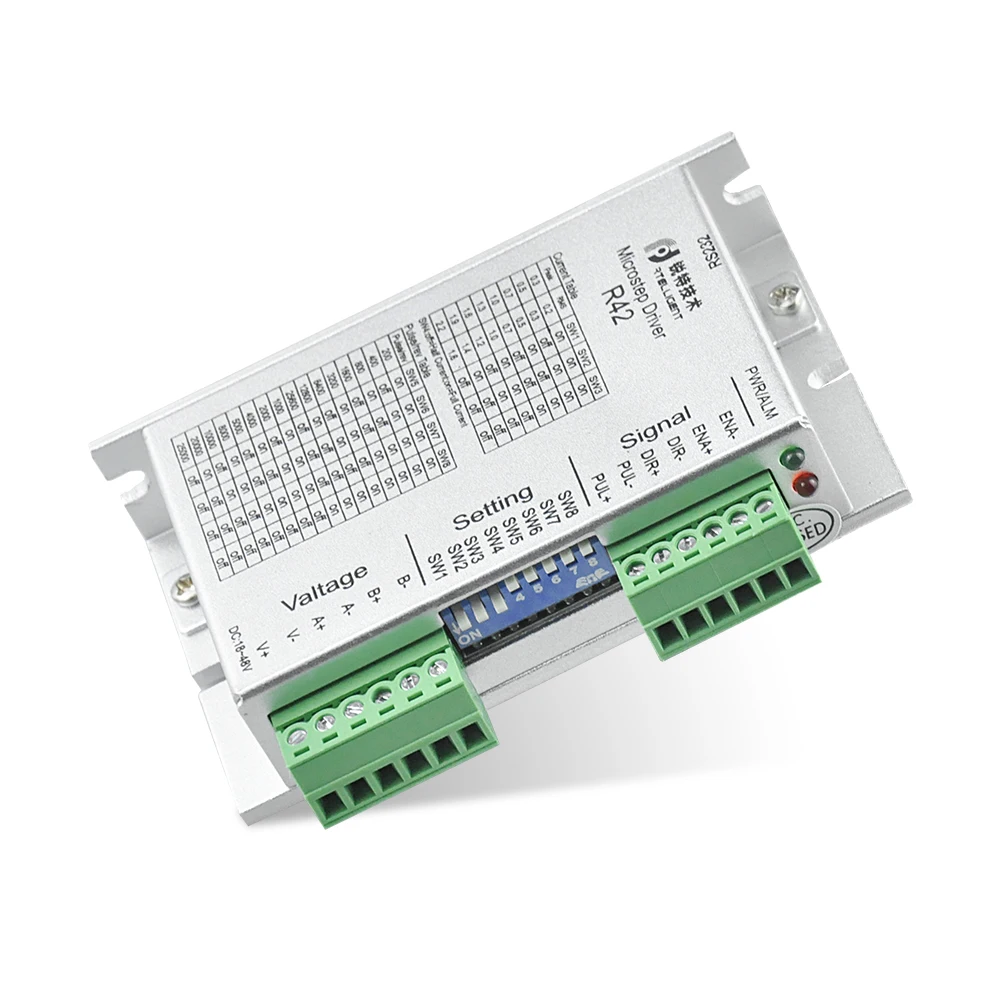 Заводской магазин R42 Nema 17 шаговый двигатель с чпу наборы 2.2A 24-48VDC DC драйвер двигателя для NEMA14 17 Шаговый шаговый двигатель