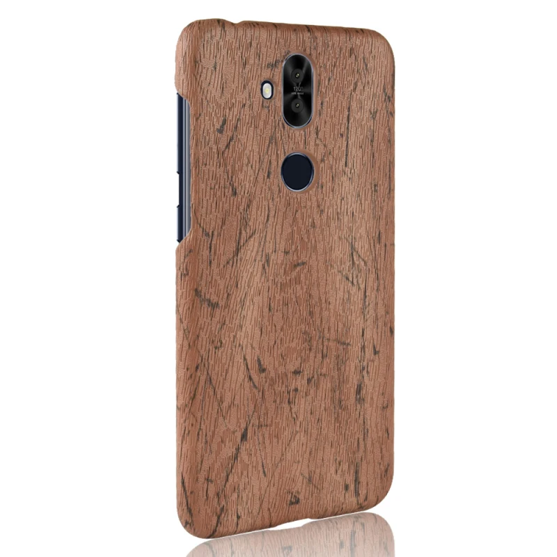 Asus Zenfone 5 Lite ZC600KL 6inch Wood grain PU leather +PC case_991