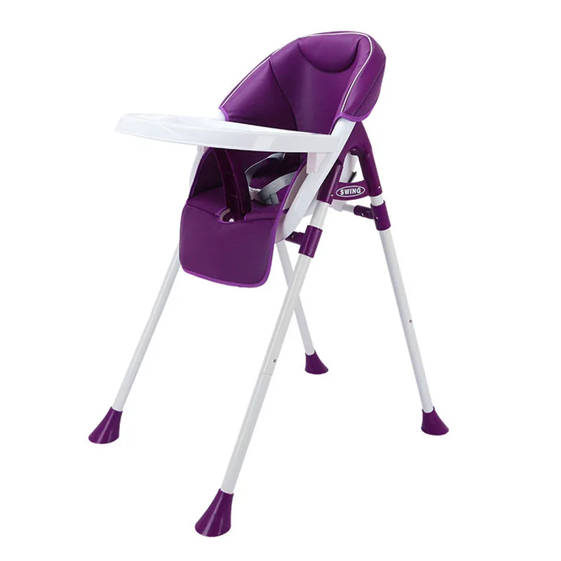 Baby Chair Portable Infant Seat Portable Infant Seat High Chair For Kids Seat Baby Feeding Table Adjustable Chairs - Color: purple