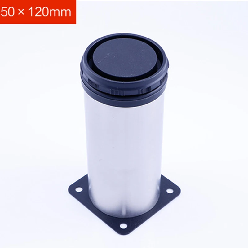 

4pcs Cabinet Metal Legs Adjustable Stainless Steel Kitchen Feet Round Stand JA55