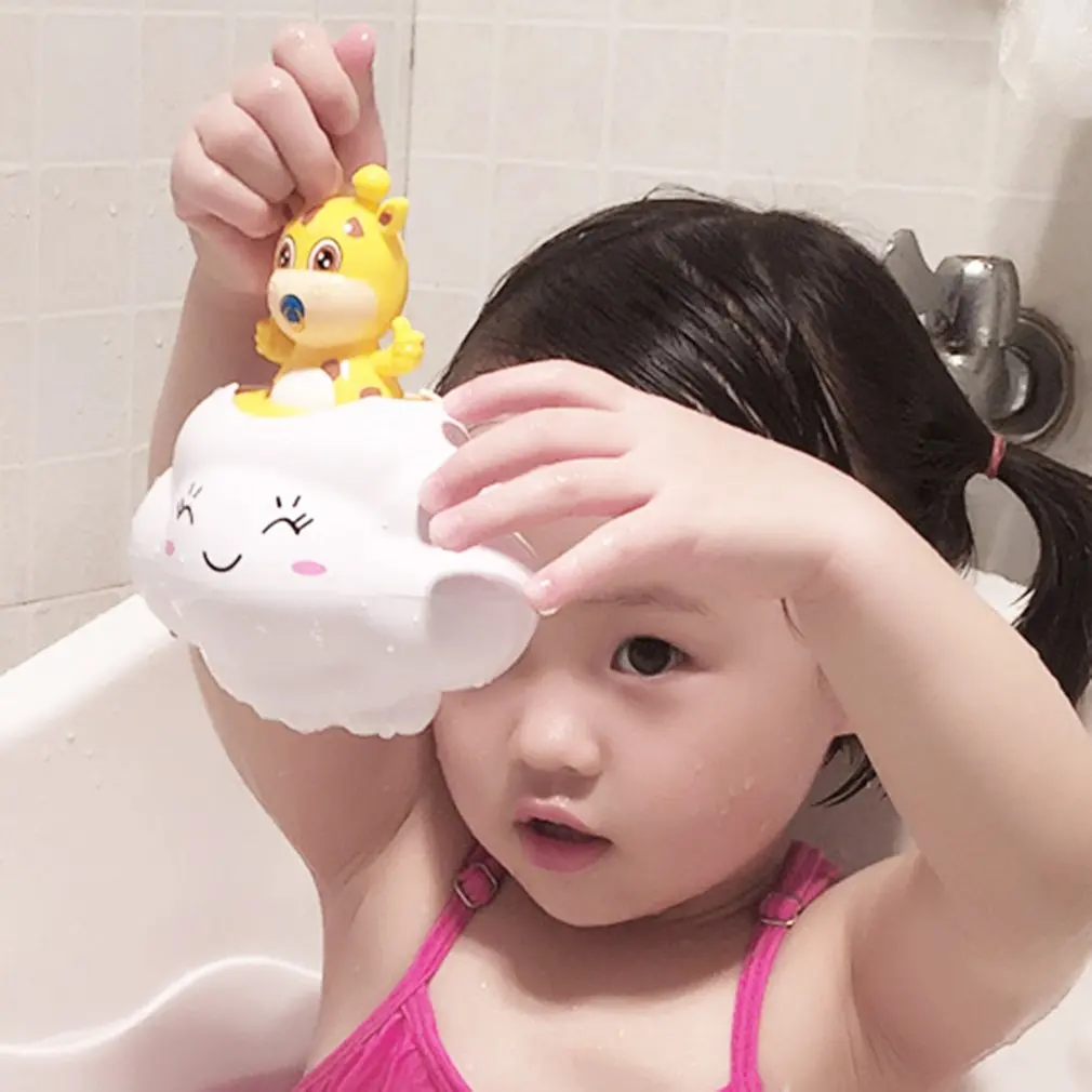 OCDAY Deer Baby Bath детские игрушки дети пластиковые игрушки Опрыскивание пляж плавание игрушка для купания дождь облака игрушки-брызгалки Горячая
