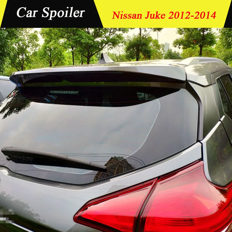 

For Nissan Juke 2010 2011 2012 2013 2014 2015 Rear Roof Spoiler High Quality ABS Material Primer Color Car Tail Wing Decoration