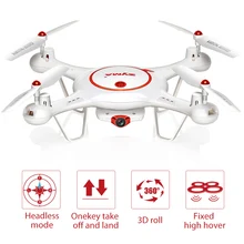 SYMA X5UC Drone 4 Channels Bring 6 axis gyro 2.0MP HD Camera RC Quadcopter 2.4G 4CH Hover Function Headless RC Helicopters