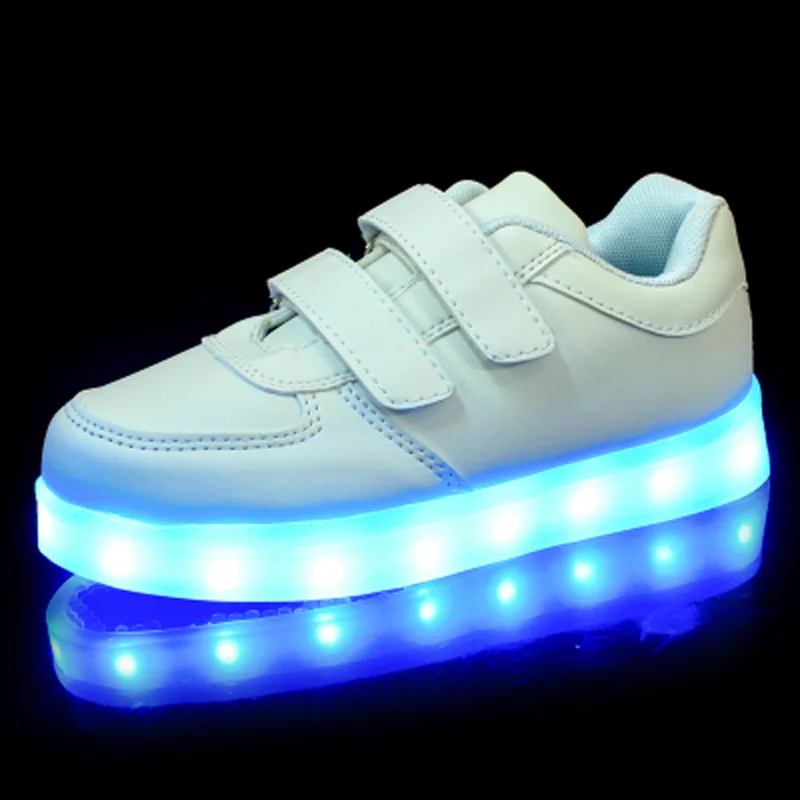 CCTWINS KIDS 2017 Baby Girl Pu Leather Sport Led Sneaker Children Kid Boy Fashion White Flat Toddler Glowing Light USB Shoe F394 CCTWINS KIDS 2017 Baby Girl Pu Leather Sport Led Sneaker Children Kid Boy Fashion White Flat Toddler Glowing Light USB Shoe F394