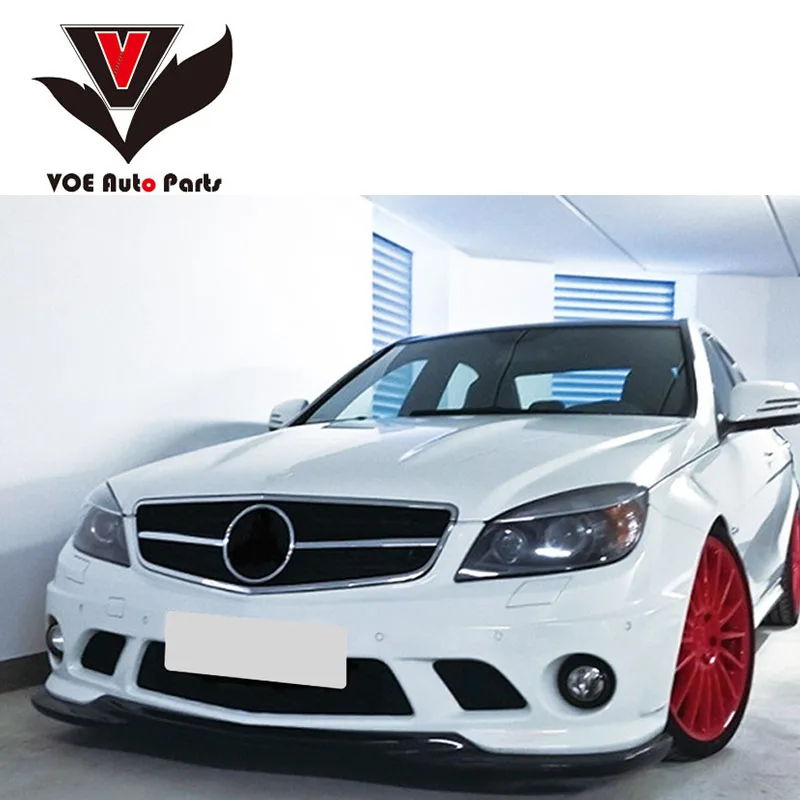 Передняя решетка для Mercedes W204 C63 AMG Benz Black/Chrome 2007 2008 2009 2010|Гоночные решетки| |