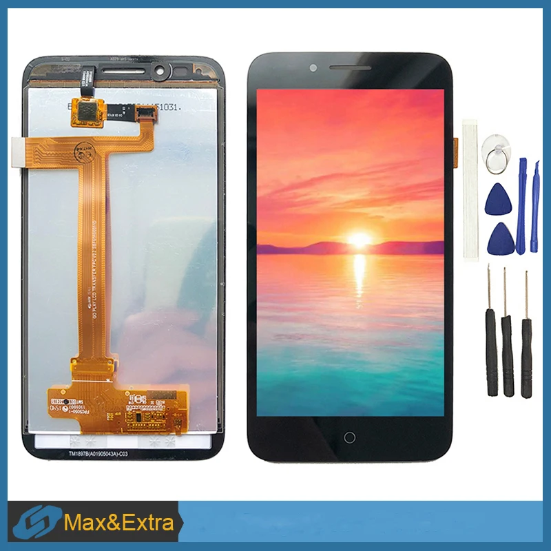 Top Quality 5.0&quotFor Alcatel One Touch Go Play OT7048 7048X LCD Display And Screen Digitizer Assembly+Free Tools | Мобильные