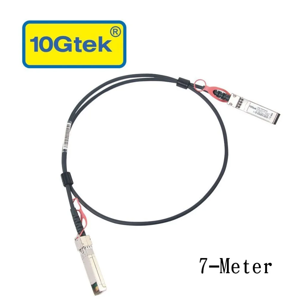 

10Gtek for SFP-H10GB-ACU7M 10G SFP+ DAC Cable-10GBase-CR 7M Active Direct Attach Copper Twinax SFP+ Cable,28AWG