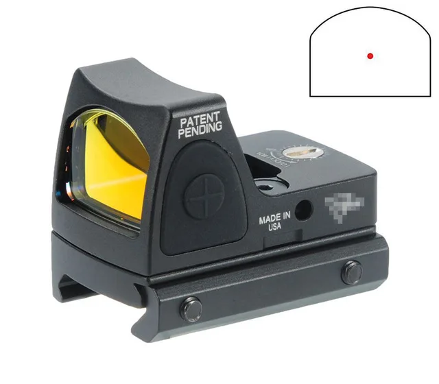 Adjustable Triji Style LED RMR Reflex Red Dot Scope holographic red dot sight for Rifle Airsoft shotguns with 1913 & Glock Mount 2016 triji mro style red dot sight holographic sight for airsoft black low mount qd mount with plastic gift box