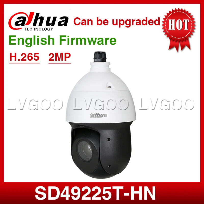  Dahua SD49225T-HN 2MP PTZ Speed Dome Network Camera IR100M H.265 IP66 Support PoE+ Upgrade SD29204T