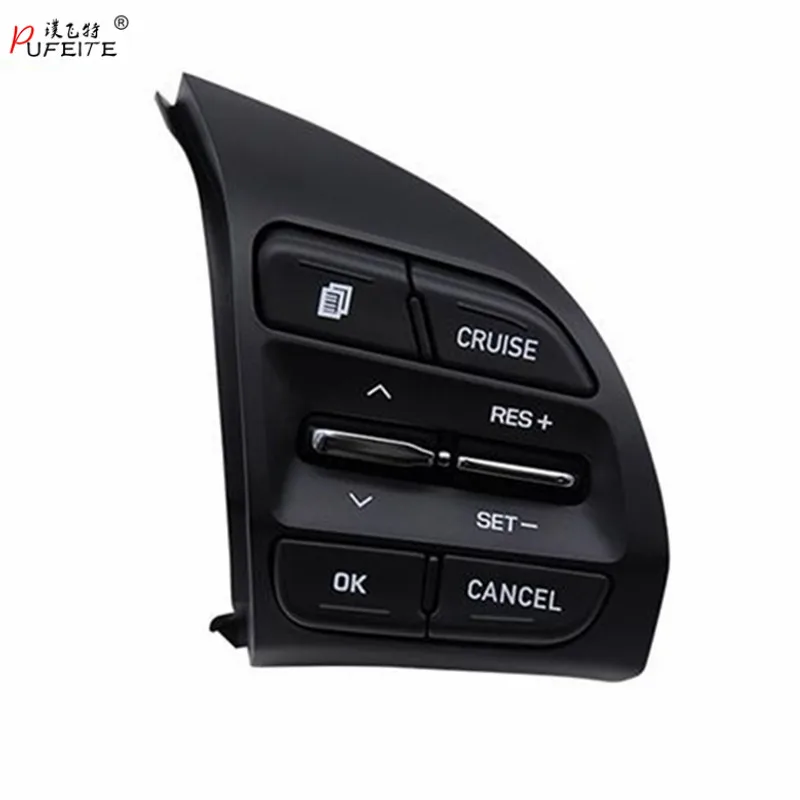 

PUFEITE Multi-Media For Hyundai Veloster feisi 2018 1.6T Elantra 2019 GT 2017 Car Cruise Control Steering Wheel Buttons Switch