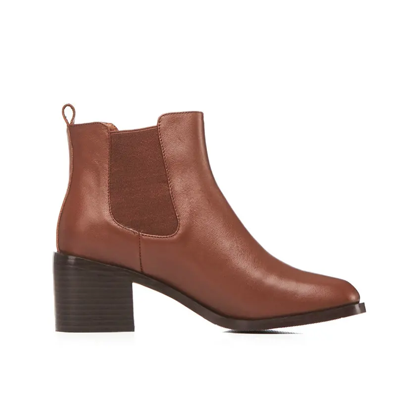 Dames Bande Printemps Carré 34 Concise Chaussures Élastique Taille Femmes 42 Bottes À jiaotangse 2019 Noir Cheville Automne Coudre Hauts Esveva Talons ZqBzx
