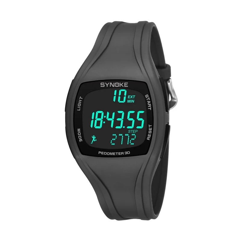 Мужские спортивные часы многофункциональные 30 м водонепроницаемые светящиеся Цифровые Спортивные наручные часы будильник
