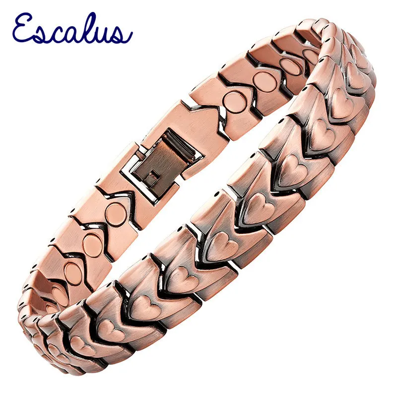 25 шт. женские магнитные браслеты с медным покрытием|bracelet jewelry|heart braceletladies bangles |