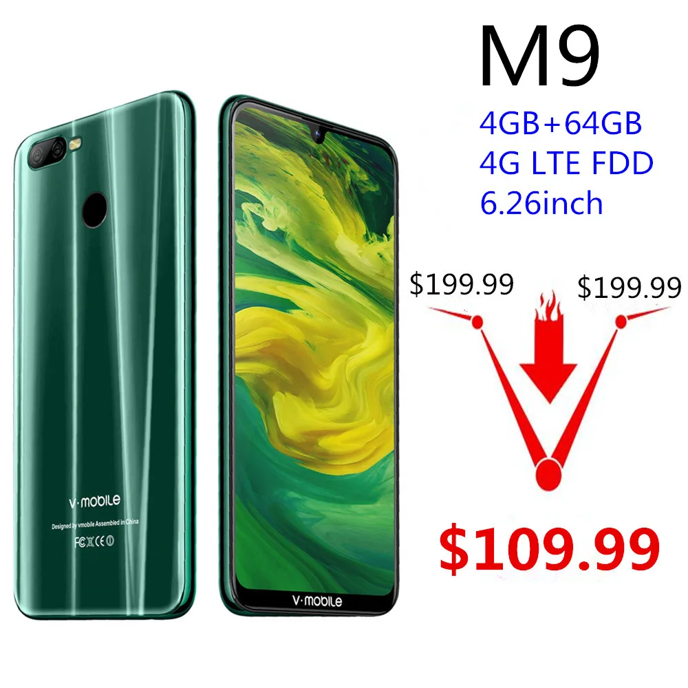 TEENO Vmobile M9 الهاتف المحمول الروبوت 8.1 4 GB RAM 64 GB ROM 6.26 \ TEENO Vmobile M9 الهاتف المحمول الروبوت 8.1 4 GB RAM 64 GB ROM 6.26 \