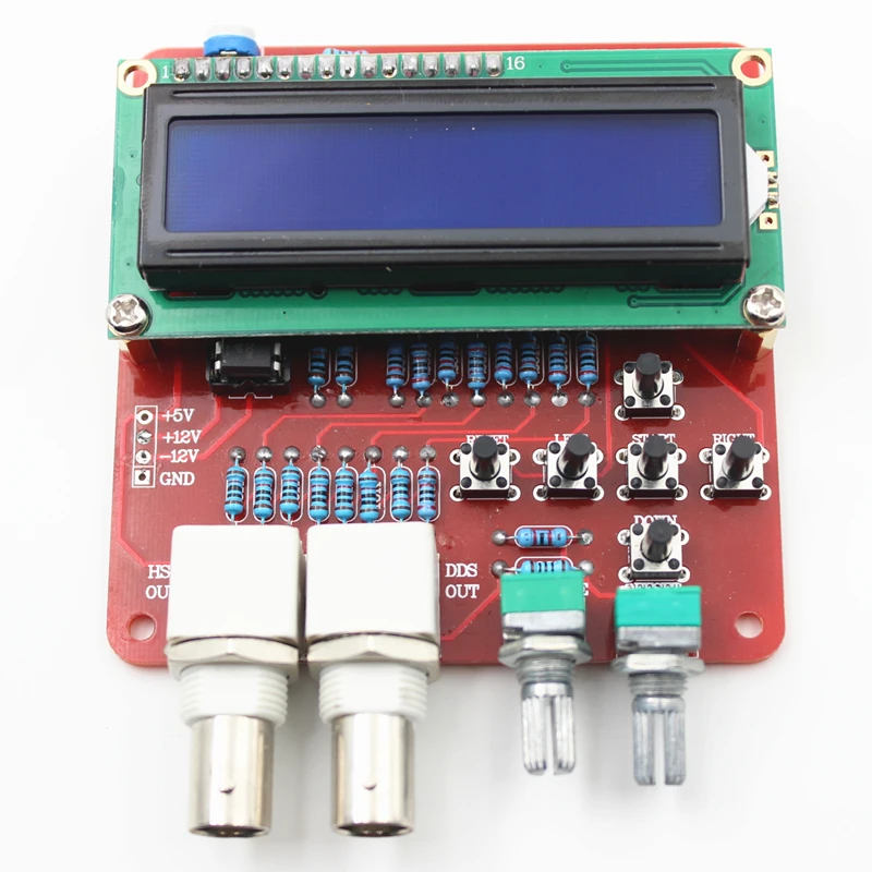 Diy наборы AVR DDS V2.0 DDS функция генератор сигналов Модуль синус/треугольник/квадратная волна синус, квадратный, пила, rev пила, треугольник