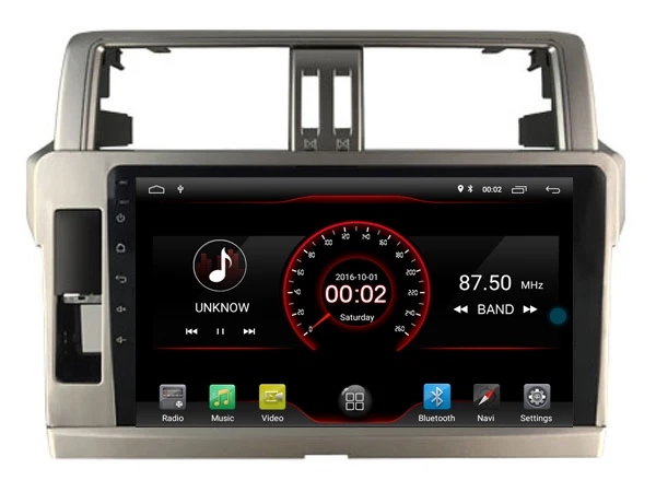 Top Elanmey top equipped 8 cores+4GB ram+64G rom android 8.1 car radio fit for toyota prado LC150 2014 gps navigation multimedia 2