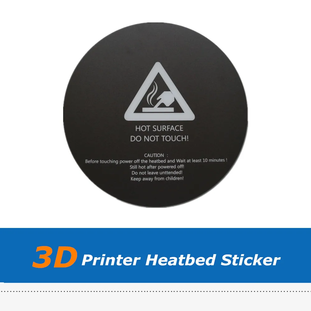 

3pcs/lot Diameter 200mm 3D Printer Parts Round Hot Bed Sticker Tape With 0.5mm Thickness
