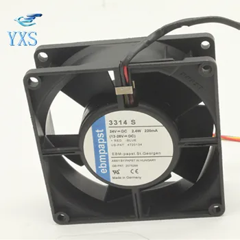 

3314/S 9cm 9032 90*90*32mm 3 Wires Frequency Converter VarioPro DC 24V 2.4W 0.06A Cooling Fan