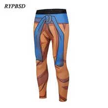 Новинка Харадзюку японский мультфильм аниме 3D принт Жемчуг дракона Гоку Фитнес Леггинсы мужские брюки-скинни Легинсы крутые брюки M-3XL