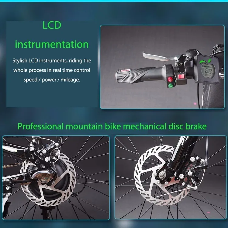 Cheap V 350 W / 500 W / 8 / 12.5ah Lithium Battery Of The Electric Bicycle, Folding Electric Bike Mtb Mountain Bike Bicycle (type E) 15