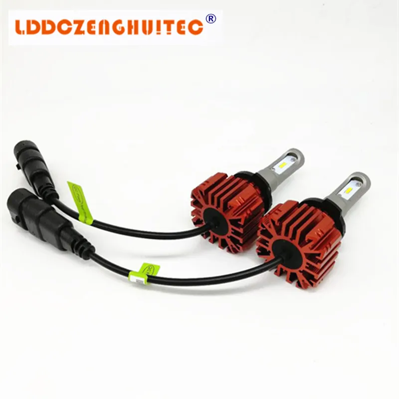 LDDCZENGHUITEC 9005 HB3 9006 HB4 H11 H4 H7 Led H1 авто фары S1 N1 50 Вт 8000LM 6000 К автомобильной лампы все в