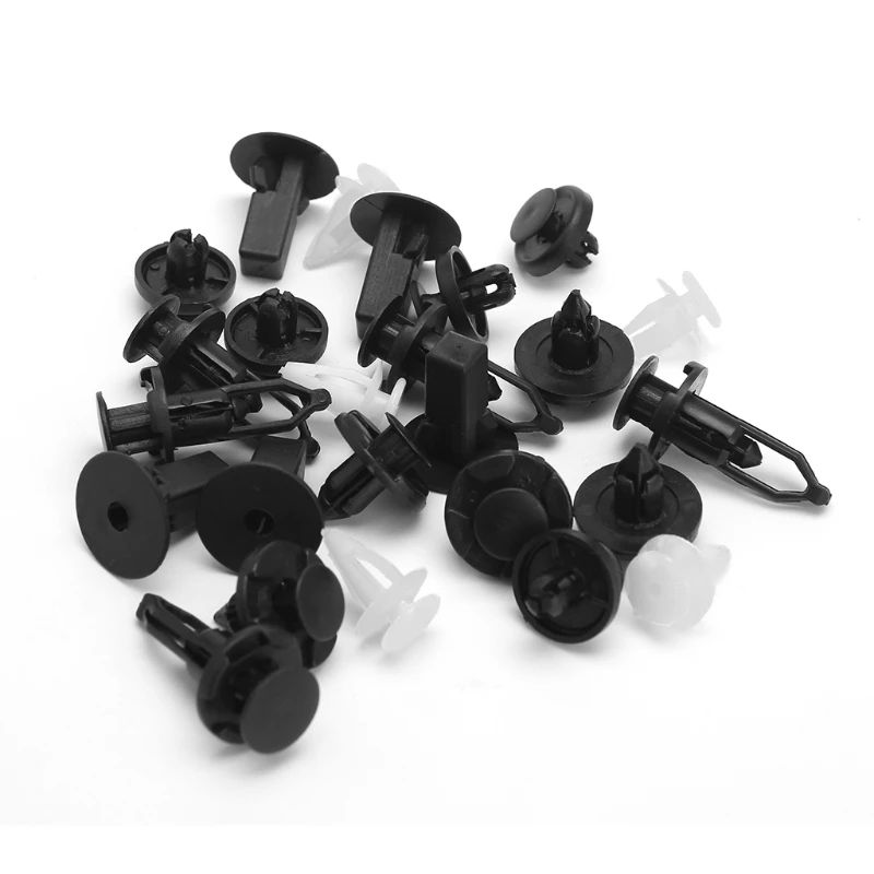 40 Pcs Black Nylon Rocker Moulding Retainer Clips 90467-10183 For Toyota Lexus
