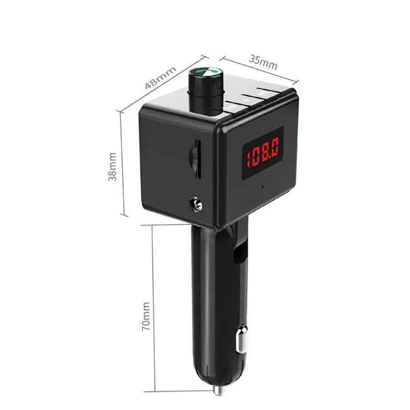 B6S Bluetooth fm-передатчик громкой связи автомобильный комплект MP3-плеер двойной USB зарядное устройство