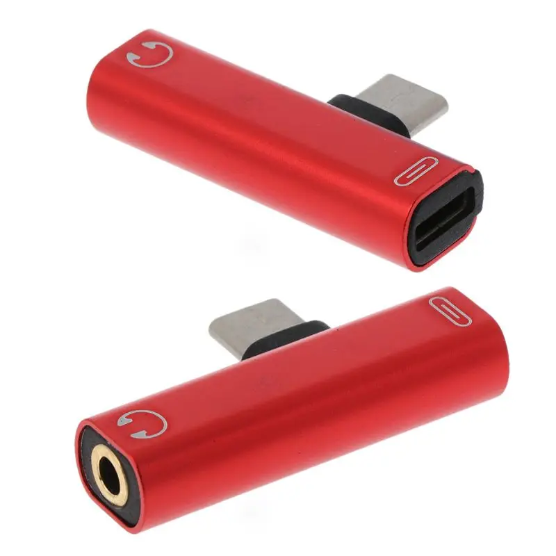 Кабель для зарядки наушников с разъемом типа C на 3 5 мм USB Aux адаптер конвертер Xiaomi 6
