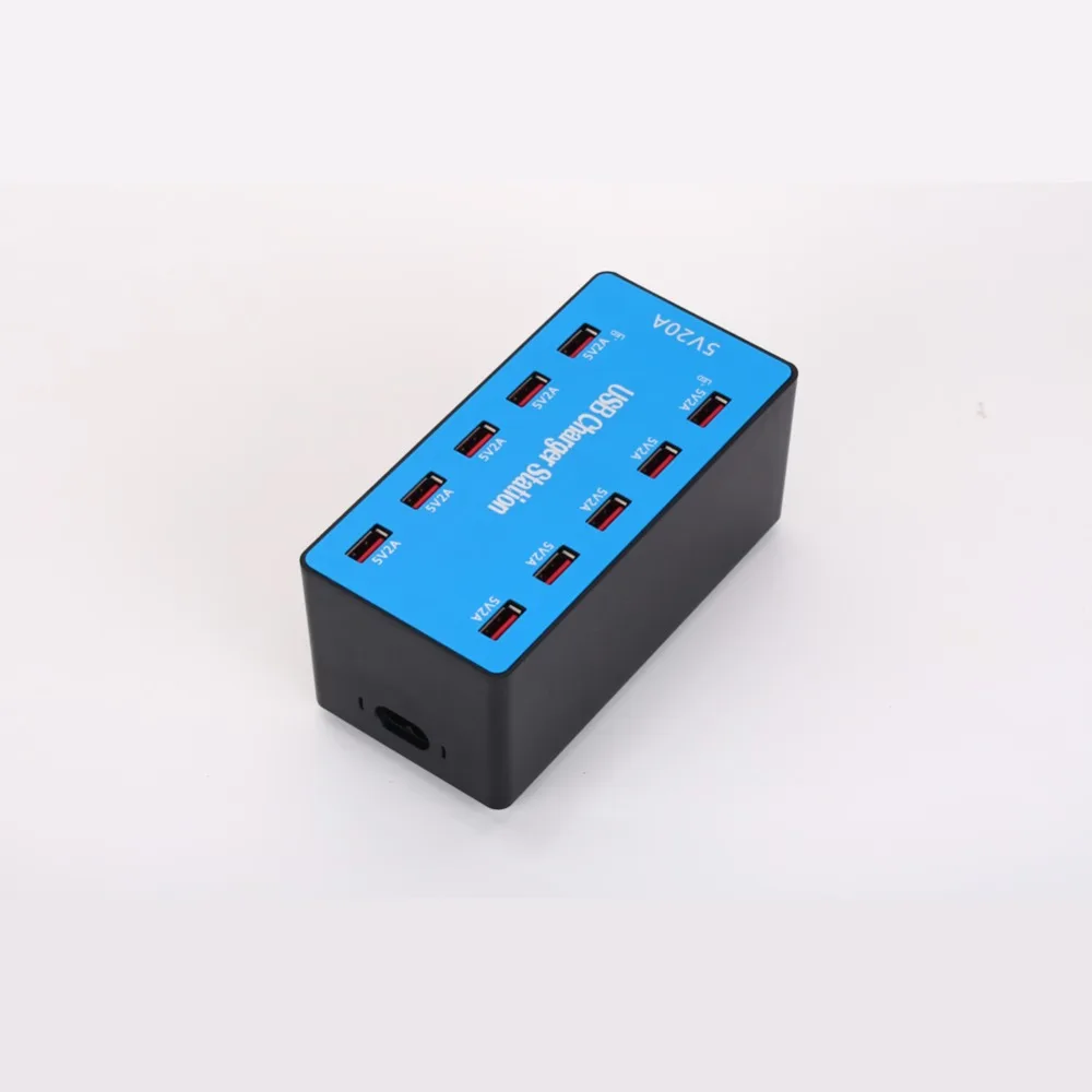 10 портов быстрая зарядная станция usb высокой мощности интеллектуальная универсальная станция зарядки док-станция для вечерние мероприятия офиса