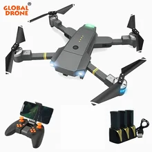 Global Drone Selfie Drone Professional Helicopter Wifi Phone Control RC Quadcopter Foldable Drones with Camera HD vs xs809hw