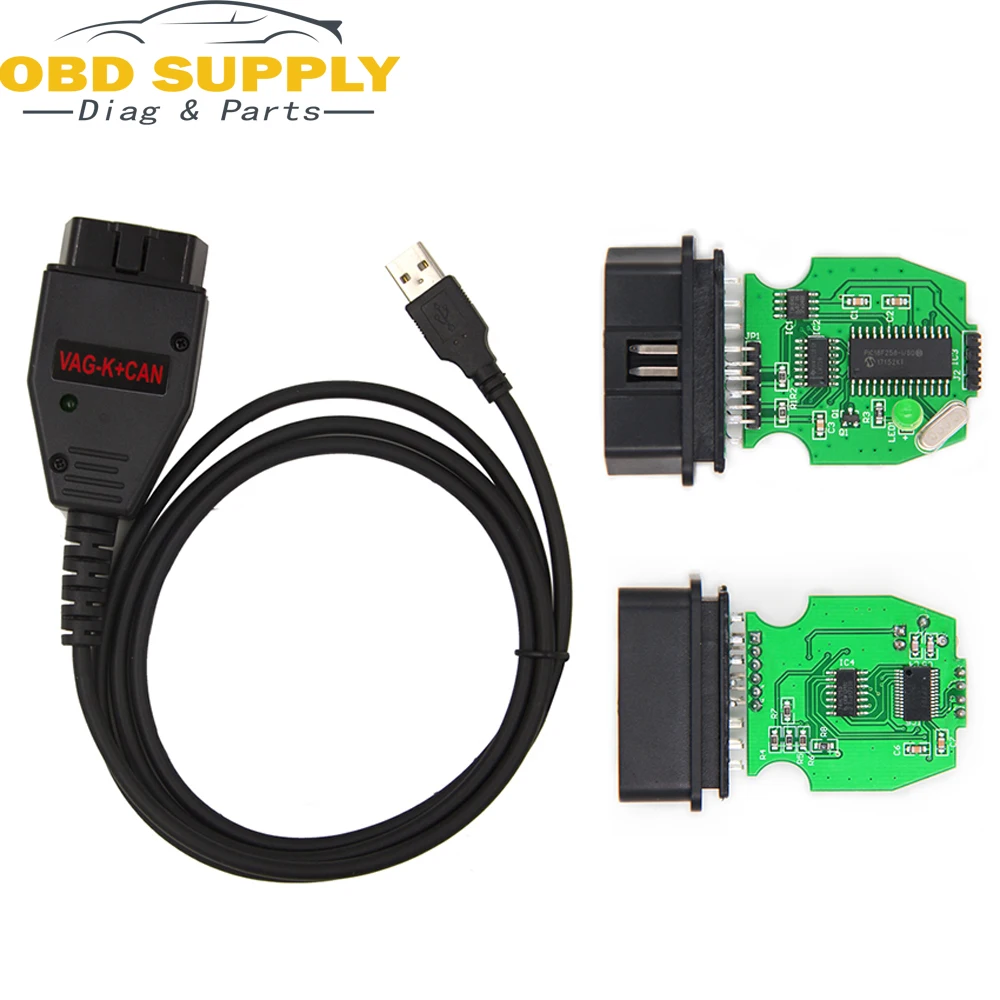 VAG K+CAN Commander 1.4 OBD2 Diagnostic Interface Cable with FTDI ...