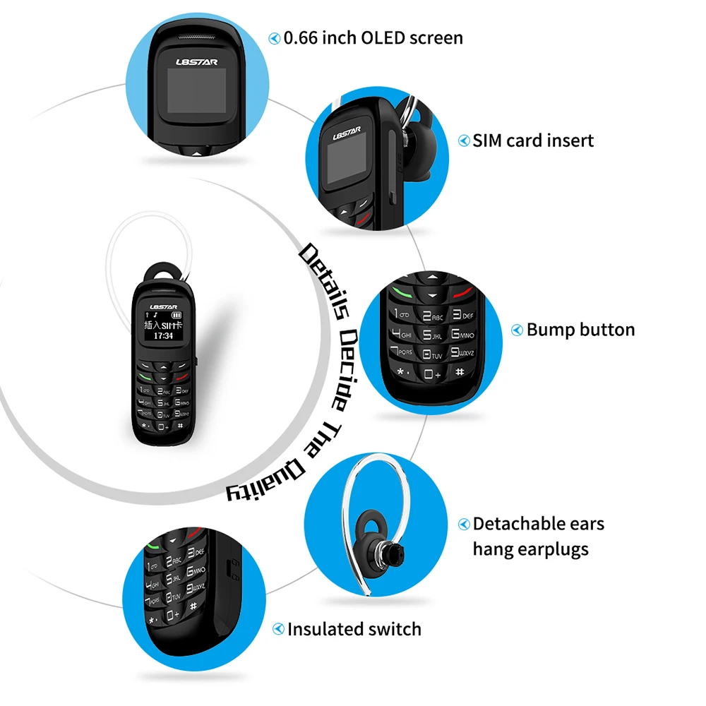 Мини наушники телефон стерео Bluetooth наушники BT dialer GT star BM50 белый список карманный мобильный телефон мини мобильный телефон