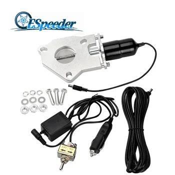 

ESPEEDER 2.5 Inch Stainless Headers Y Pipe Electric Exhaust Cutout Cut Out Kit With Manually Switch Car Modified Exhaust Parts